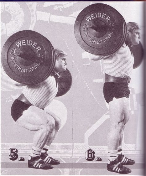 Printing a Post Forward lean on squat