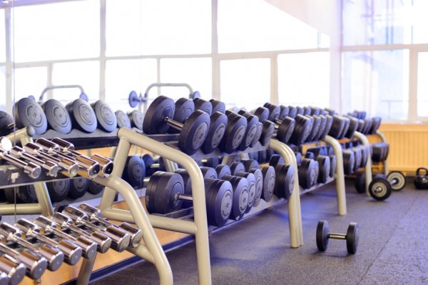 Fitness House на Васильевском. Гантельный ряд