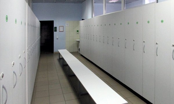 Фитнес клуб "Лайм". Раздевалка