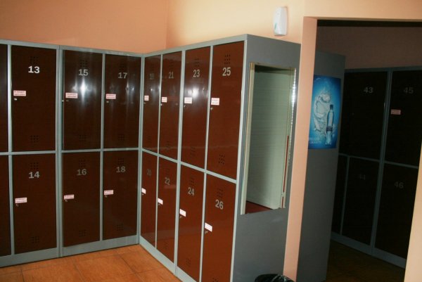 Луч Фитнес. Раздевалка