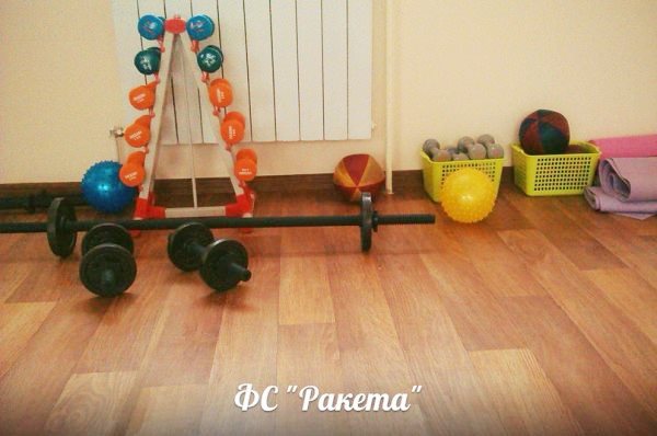 Фитнес-студия "Ракета". Зал групповых программ