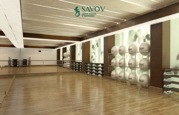 Центр спорта и здоровья SAVOY Чистые пруды. Зал групповых занятий