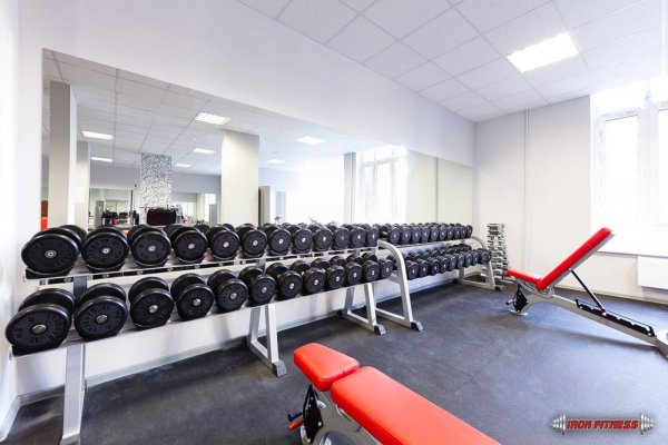 Iron Fitness — Сергиев Посад. Гантельный ряд