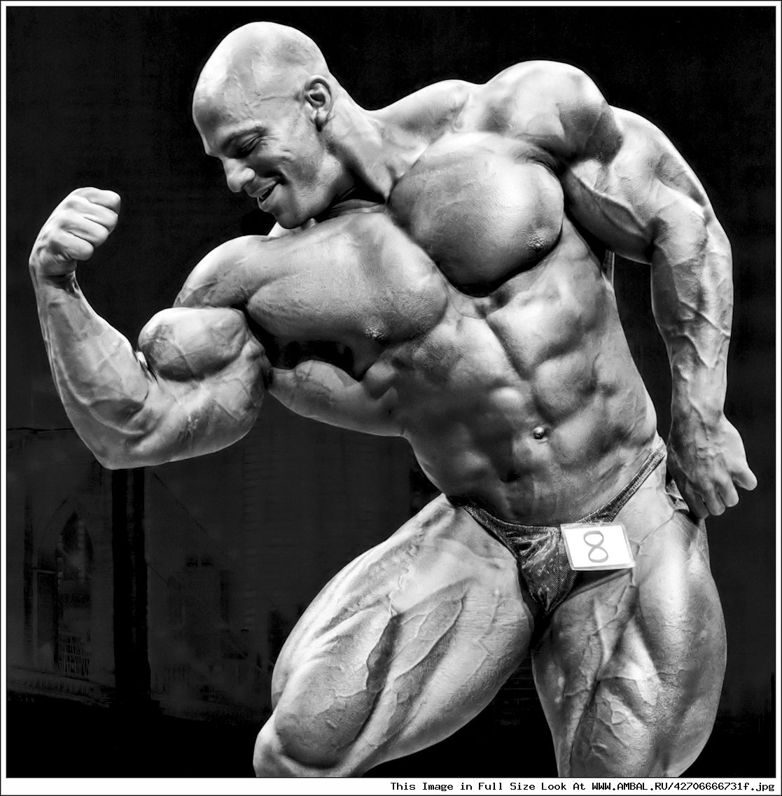 Big Black Bodybuilder