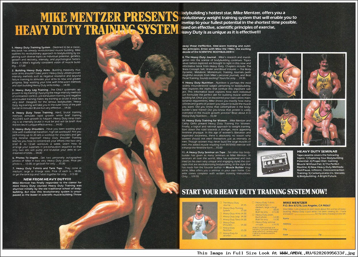 Did mike mentzer do meth