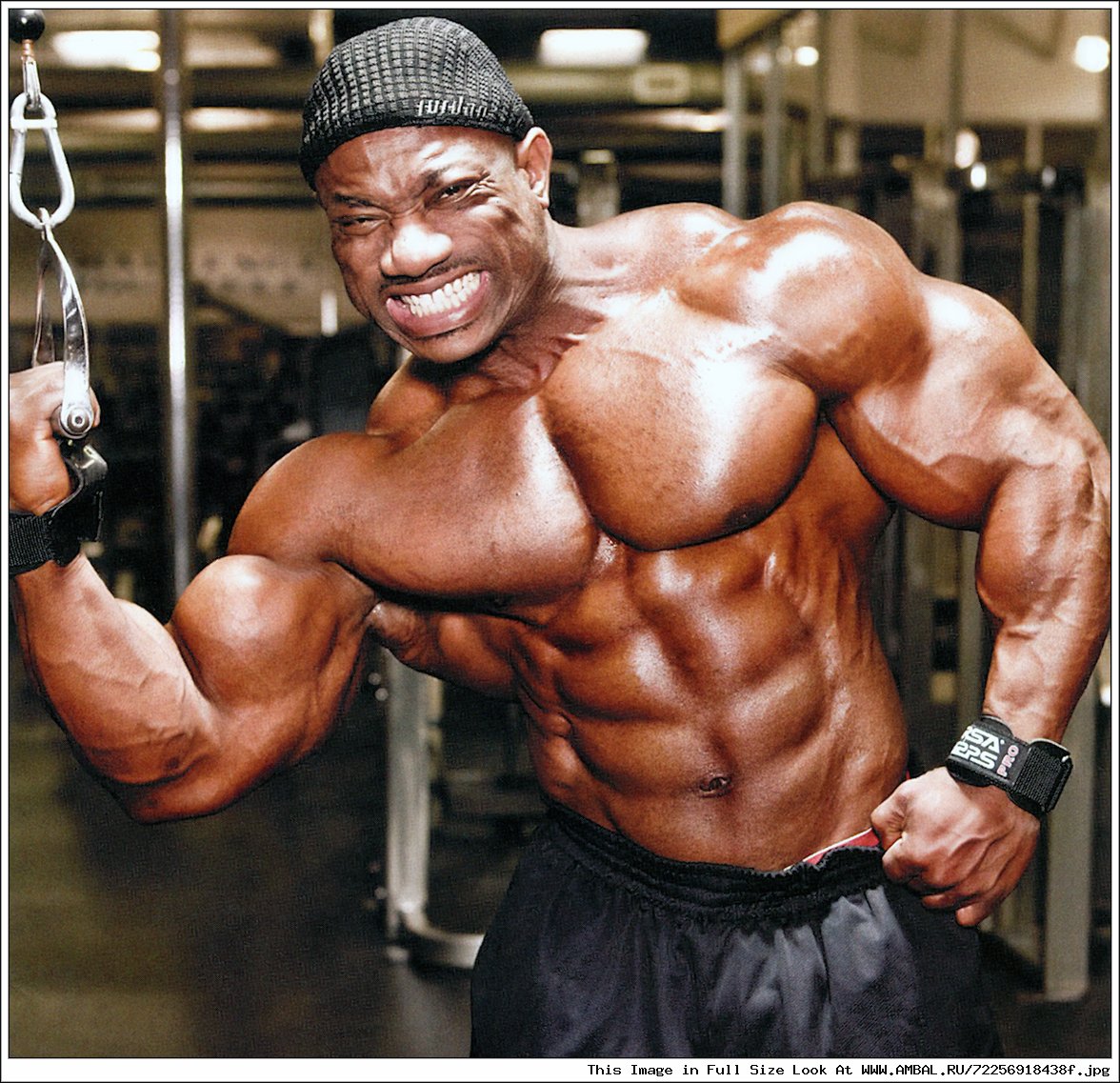 Big Black Bodybuilder