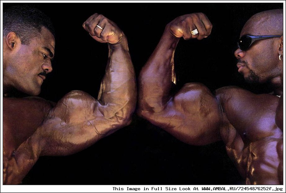Men Flexing Muscles