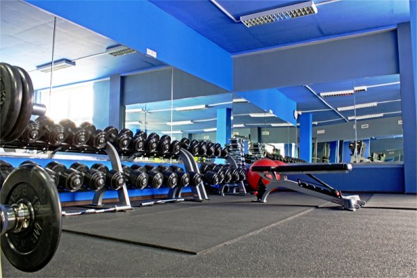 Спортивный клуб Mister fit. Гантельный ряд