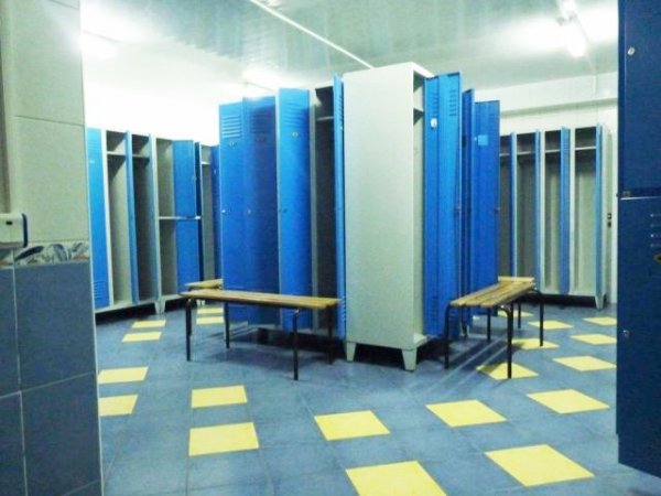 Спортивный комплекс Вирта. Раздевалка