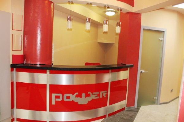 Фитнес клуб Power. Ресепшен